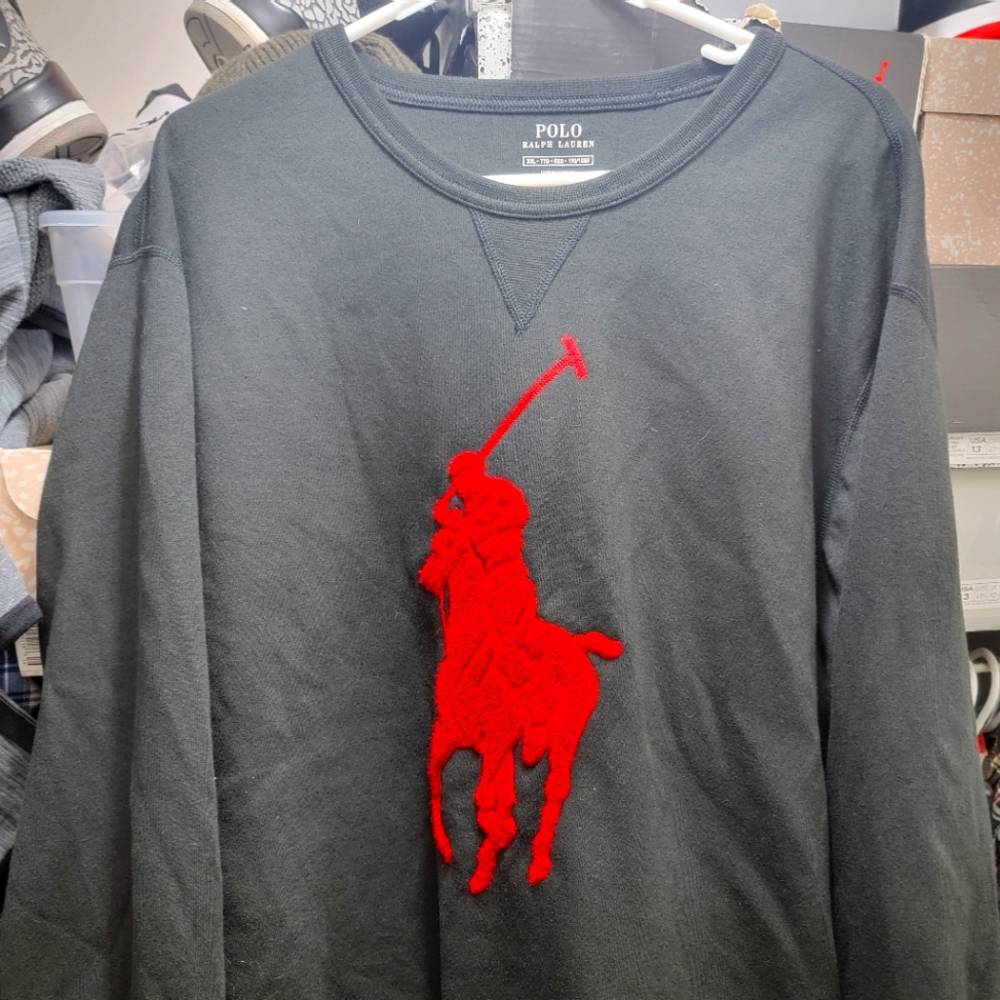 !!! Brand New Mens Polo Ralph Lauren  "Big Pony" Crewneck Sweater Size XXL !!!